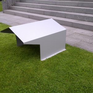 Maisonnette de robot avec toit en aluminium petit